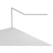 Z-Bar Mini Gen 4 12.5 inch 5.35 watt Matte White Desk Lamp Portable Light, Through-Table Mount